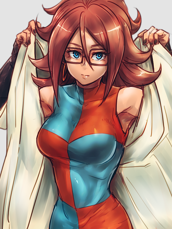 android 21 (dragon ball and 1 more) drawn by kemachiku