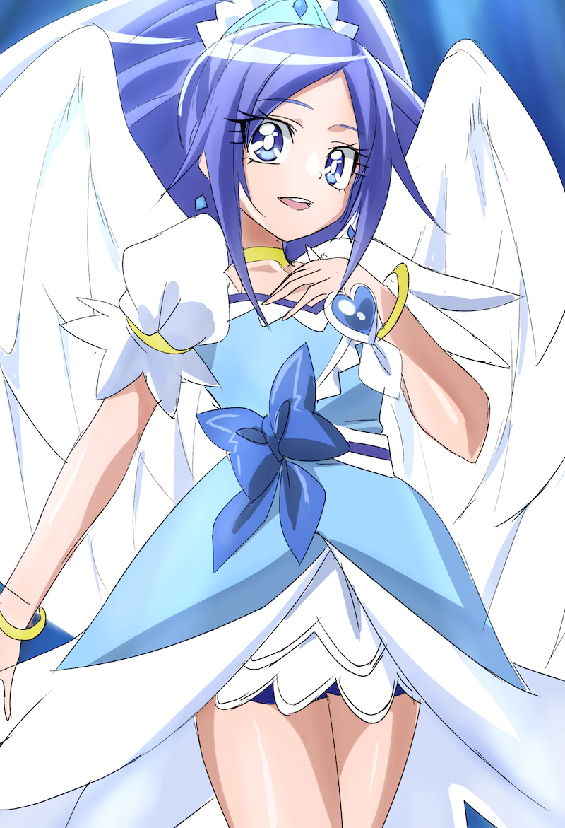 hishikawa rikka and cure diamond (precure and 1 more) drawn by oimanji