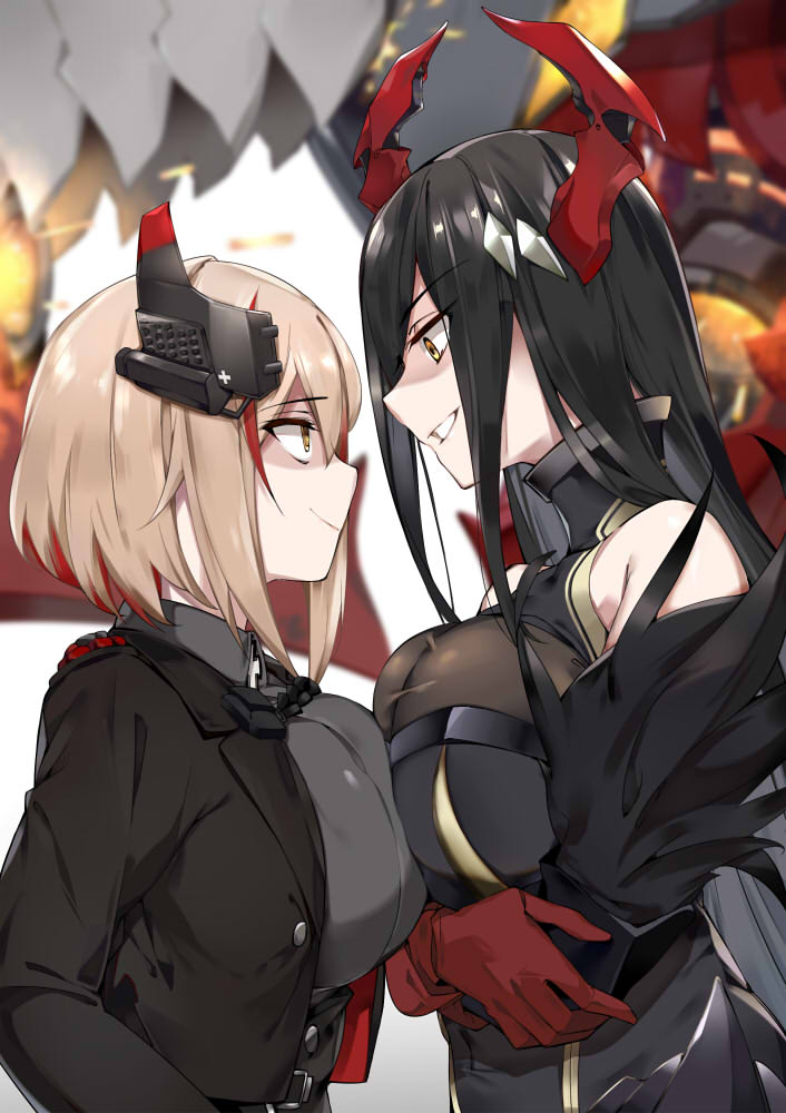 roon and friedrich der grosse (azur lane) drawn by naha78