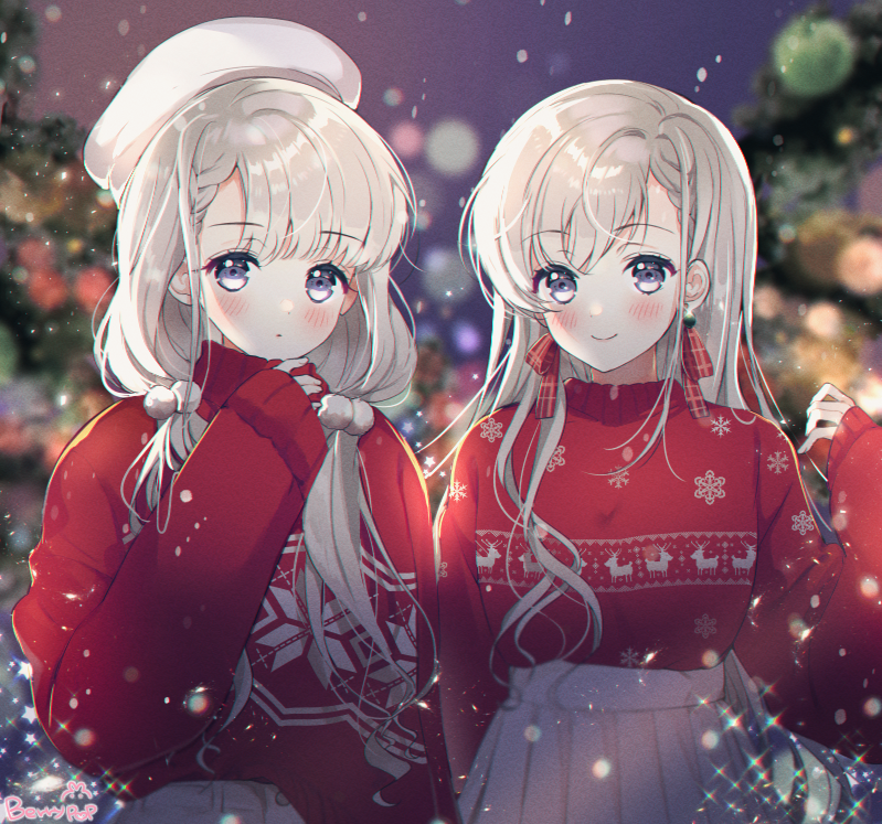 hisakawa hayate and hisakawa nagi (idolmaster and 2 more) drawn by berrypop