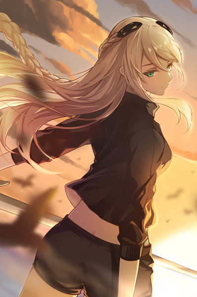 elaine auclair (eiyuu densetsu and 2 more) drawn by lancefate