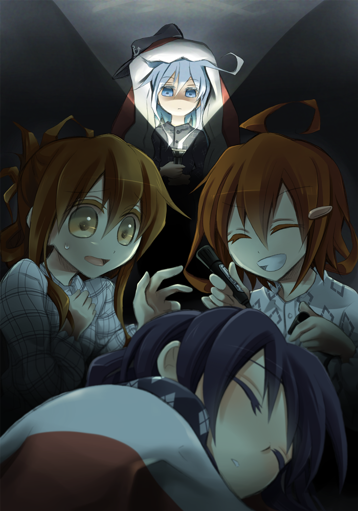 hibiki, inazuma, ikazuchi, and akatsuki (kantai collection) drawn by togima