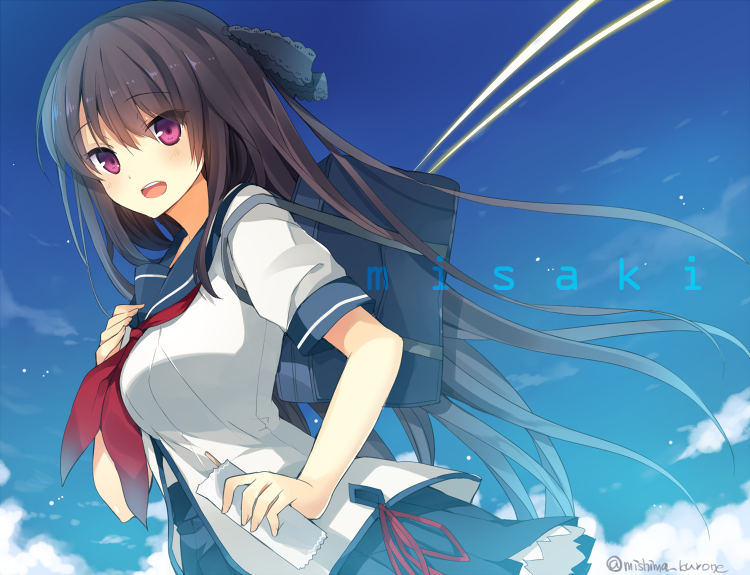 tobisawa misaki (ao no kanata no four rhythm) drawn by mishima_kurone