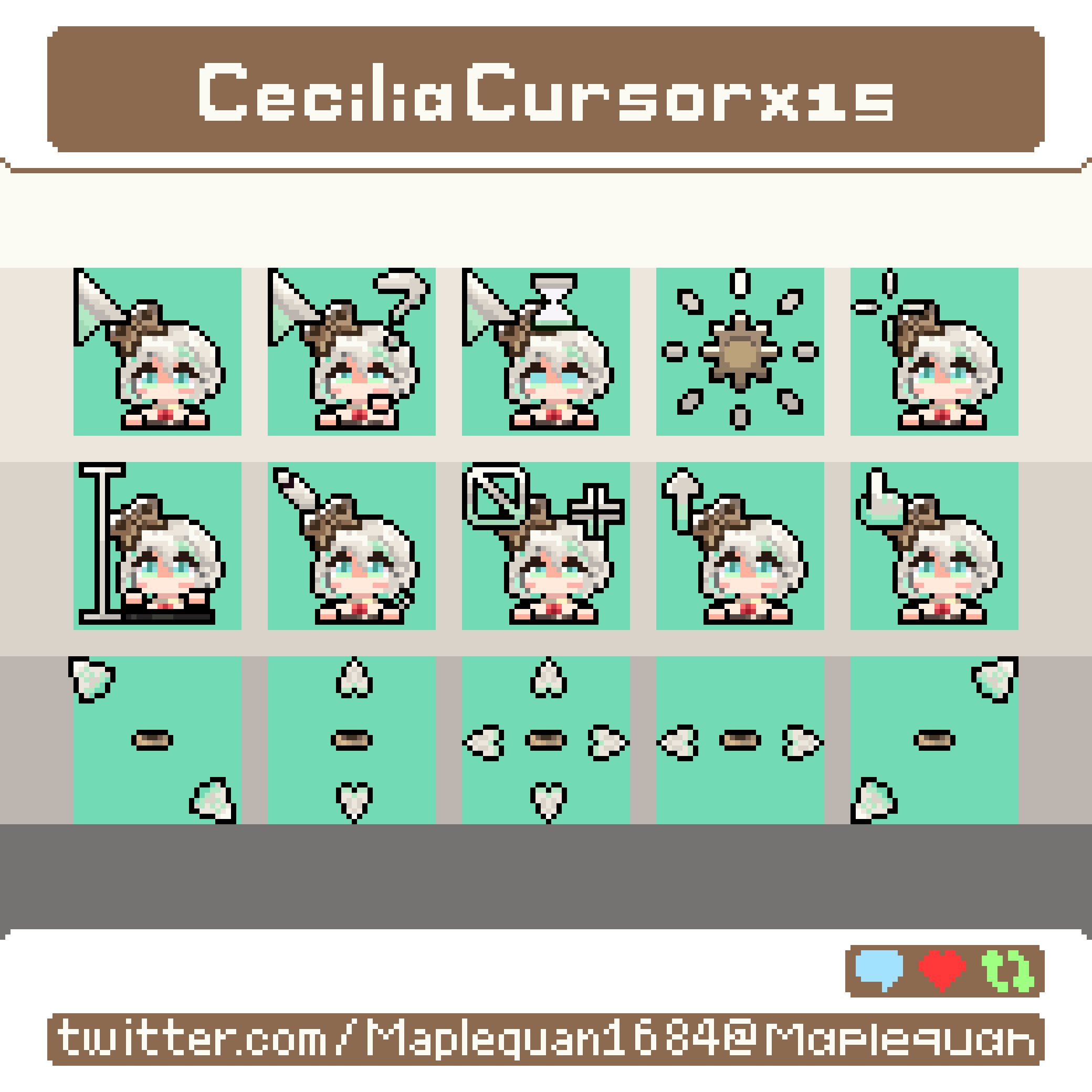 cecilia immergreen (hololive and 1 more) drawn by maplequan