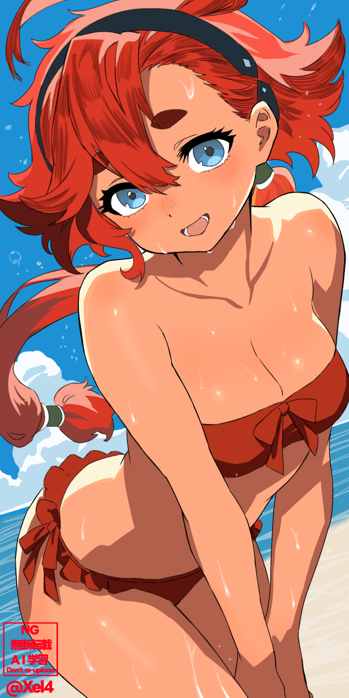 suletta mercury (gundam and 1 more) drawn by xel4