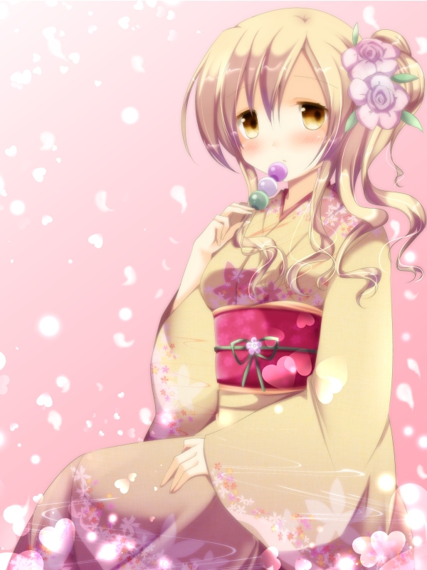 tomoe mami (mahou shoujo madoka magica) drawn by sakura_romu