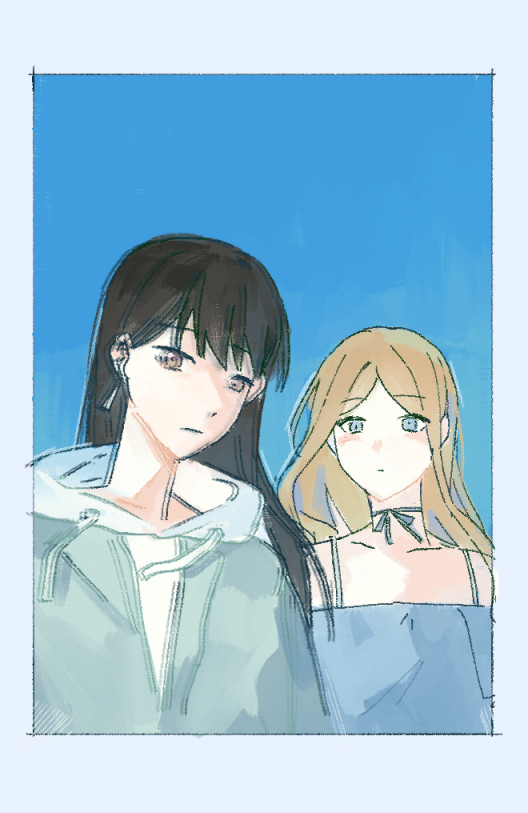 nagasaki soyo and shiina taki (bang dream! and 1 more) drawn by manphao_o