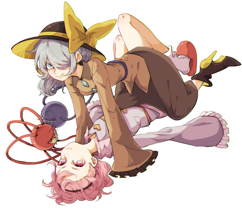 komeiji koishi and komeiji satori (touhou) drawn by namataro
