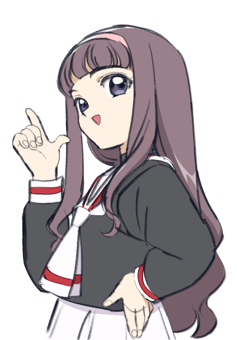 daidouji tomoyo (cardcaptor sakura) drawn by nnn-ollll