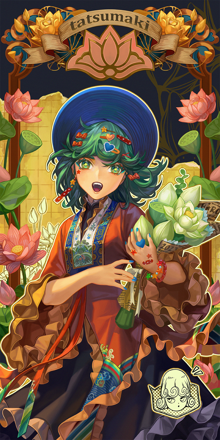 tatsumaki (one-punch man) drawn by ly_hao_nguyen