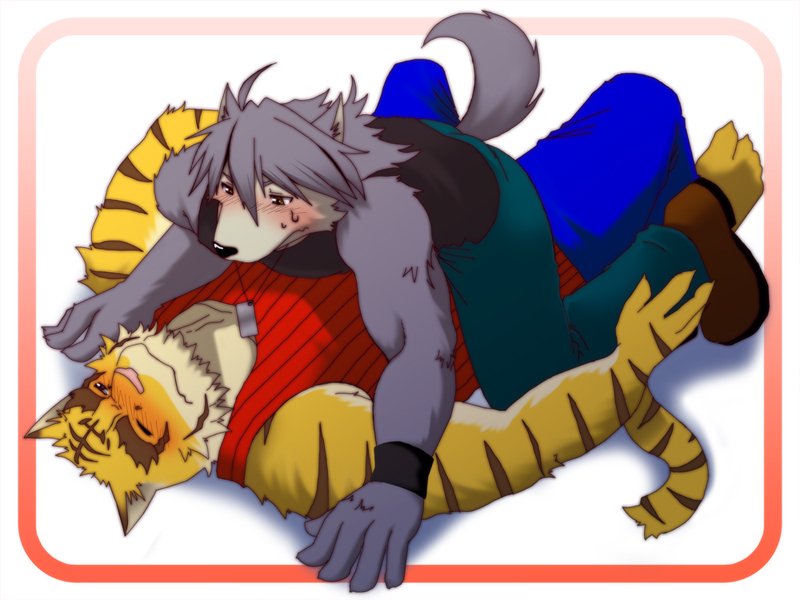 kouya aotsuki and torahiko oshima (morenatsu) drawn by gouyuugou