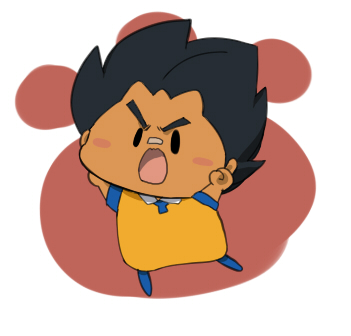 kurumada gouichi (inazuma eleven and 1 more) drawn by petagon