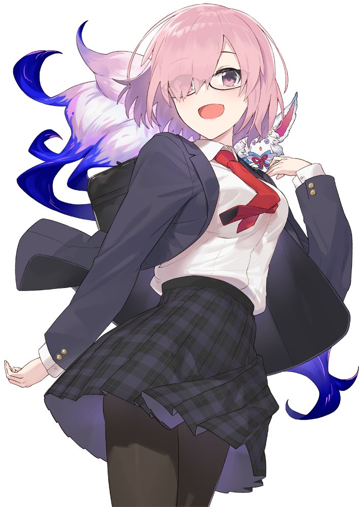 mash kyrielight and fou (fate and 1 more) drawn by hayashi_kewi