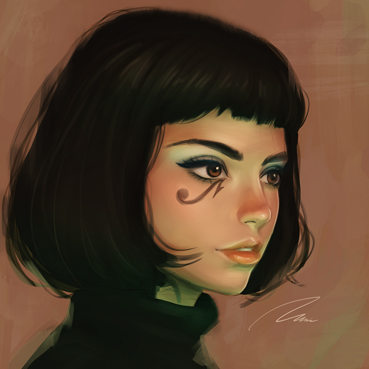 pharah (overwatch and 1 more) drawn by umigraphics