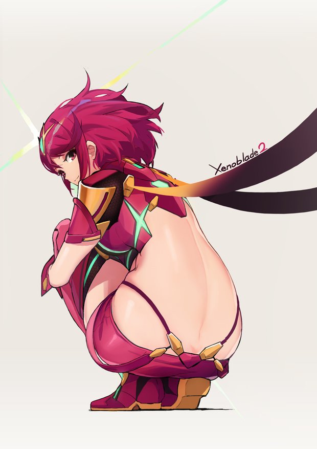 pyra (xenoblade chronicles and 1 more) drawn by xiao_(ye_yiaoxi)