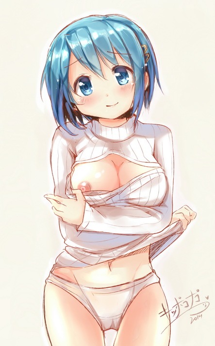 miki sayaka (mahou shoujo madoka magica) drawn by gleision_adain