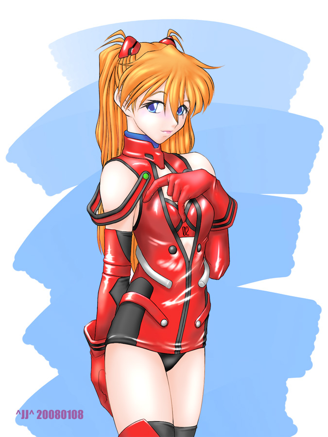 souryuu asuka langley (neon genesis evangelion) drawn by ^jj^
