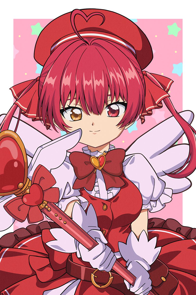 houshou marine and kinomoto sakura (hololive and 1 more) drawn by kyabetsu_ningen