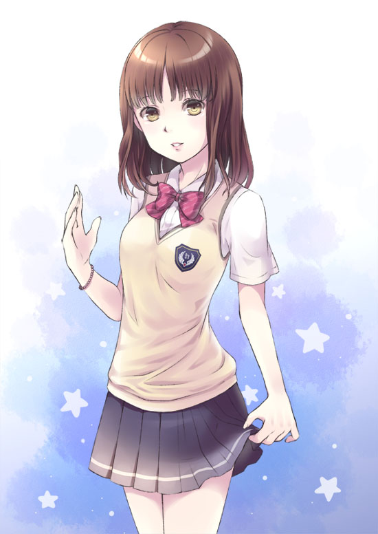 ugajin miyo (tokimeki memorial and 2 more) drawn by unya_(unya-unya)