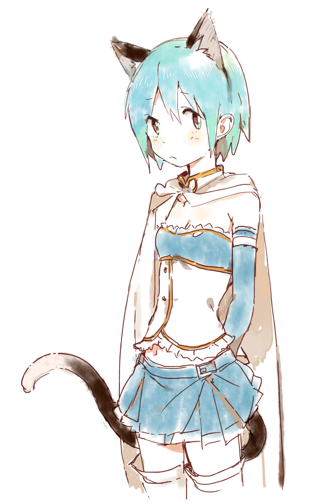 miki sayaka (mahou shoujo madoka magica) drawn by kiikanna