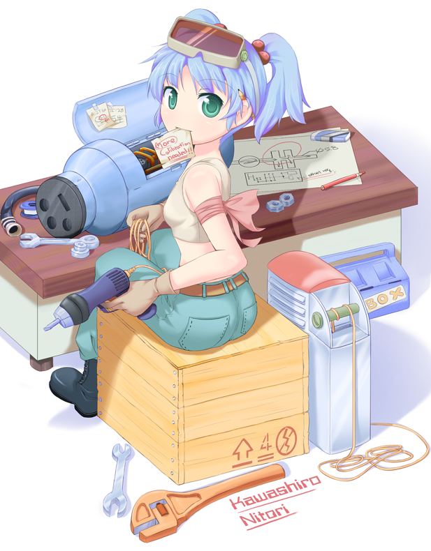 kawashiro nitori (touhou) drawn by next_page_(spam123)