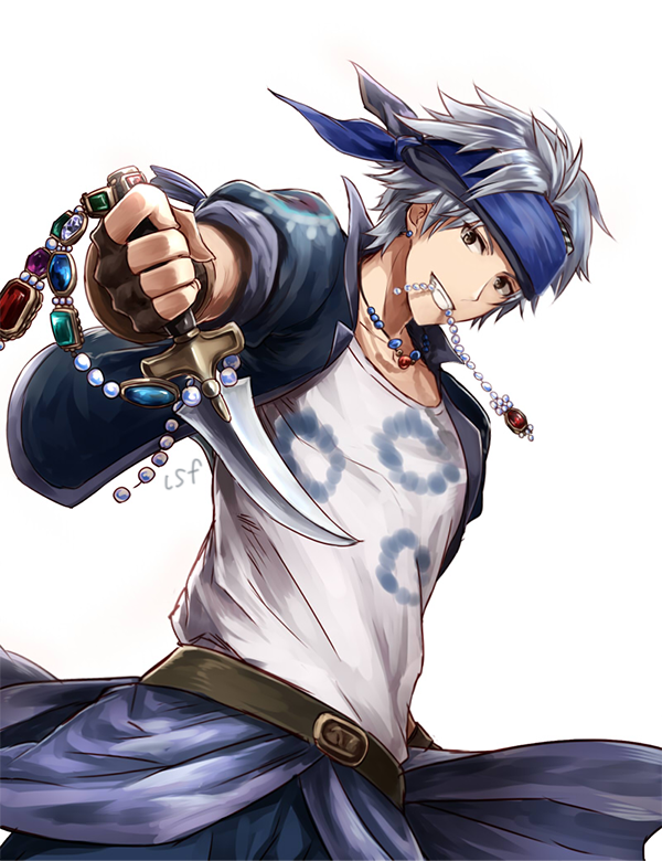 locke cole (final fantasy and 1 more) drawn by sasanomesi