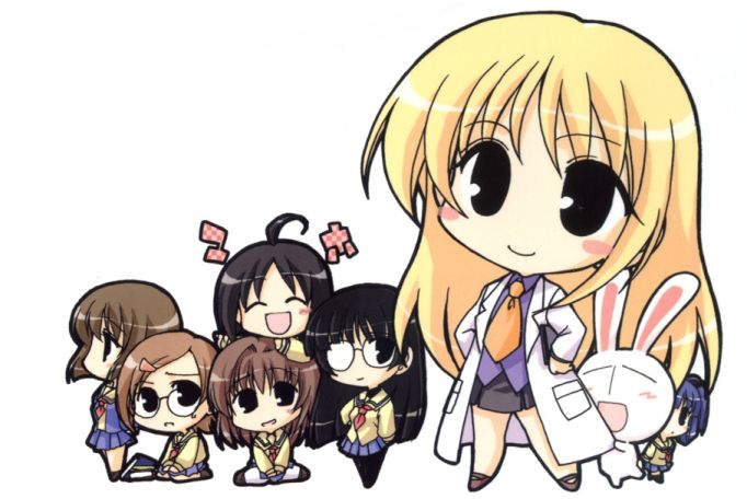 rebecca miyamoto, katagiri himeko, tachibana rei, mesousa, suzuki sayaka, and 3 more (pani poni dash!)