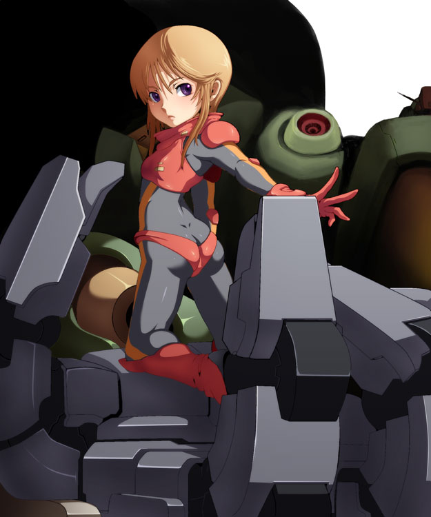puru two and quin mantha (gundam and 1 more) drawn by caryo and tabigarasu