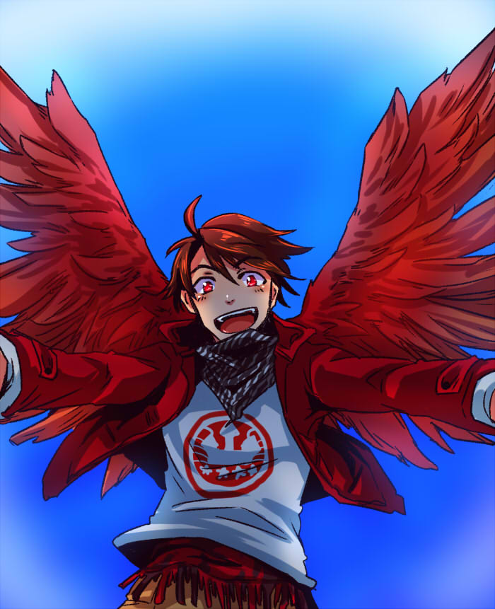 kazakiri yamato (super sentai and 1 more) drawn by mijinko_(83nabe)