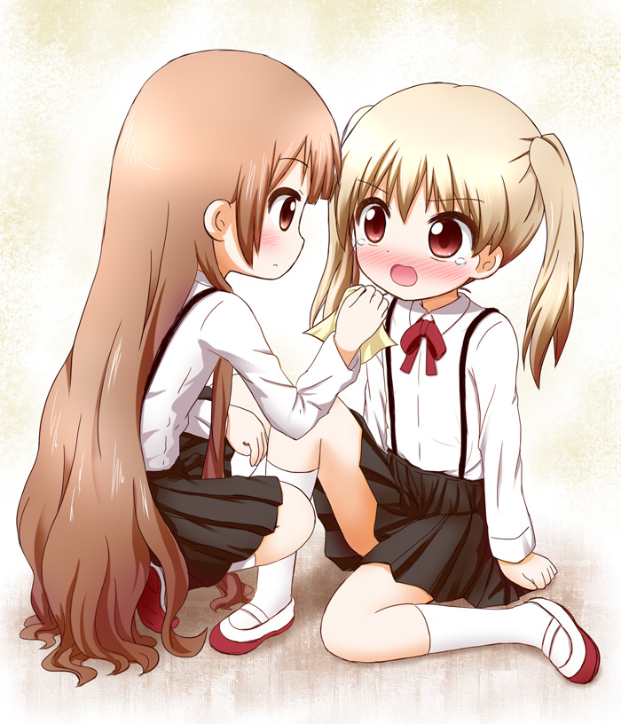 oomuro hanako and takasaki misaki (yuruyuri and 1 more) drawn by aoba_(kona)