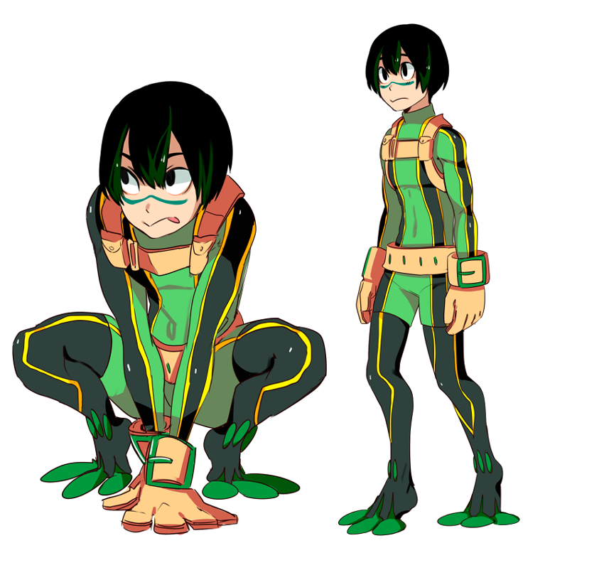 asui tsuyu (boku no hero academia) drawn by azuumori