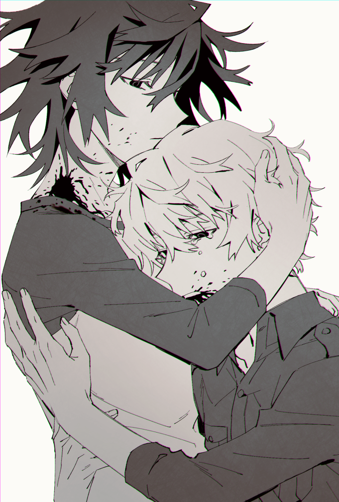koide natsuno and mutou tooru (shiki) drawn by honosuke_(tns4b)
