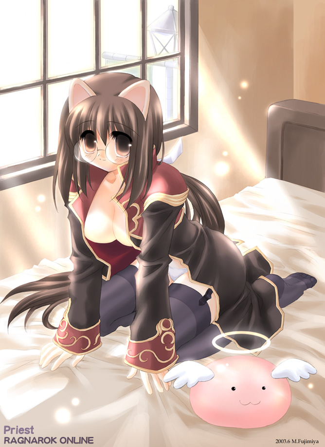 priest and angeling (ragnarok online) drawn by fujimiya_misuzu