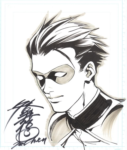 robin and tim drake (dc comics) drawn by jo_chen