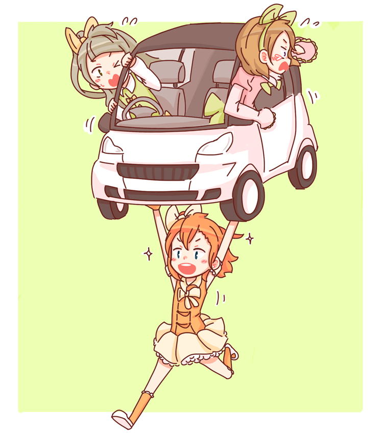 minami kotori, kosaka honoka, and koizumi hanayo (love live! and 1 more) drawn by friedbun