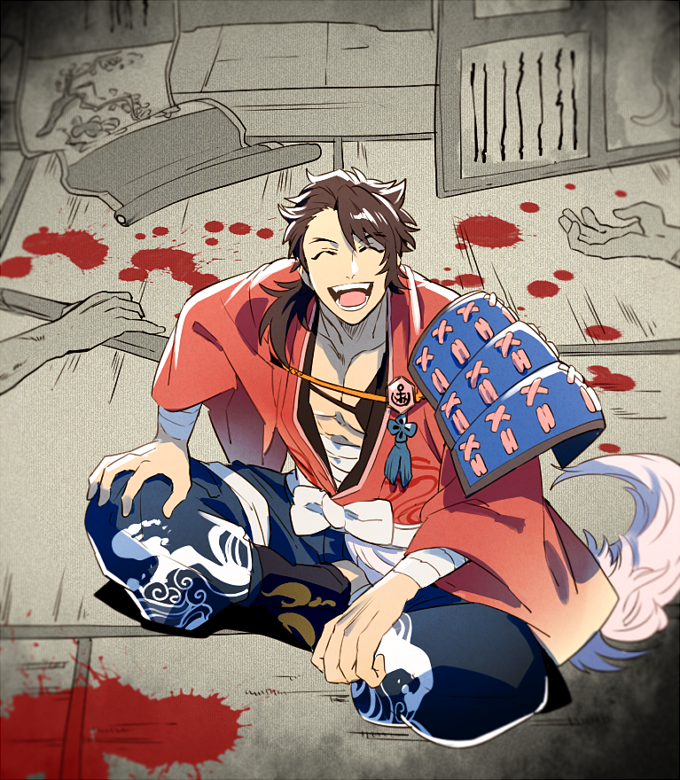 mutsu-no-kami yoshiyuki (touken ranbu) drawn by t_k_g