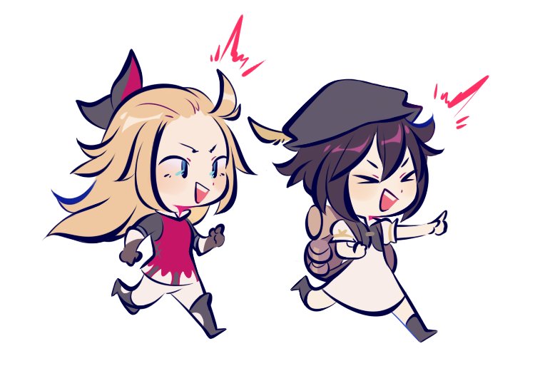 edea lee and tressa colzione (octopath traveler and 3 more) drawn by bellicosia