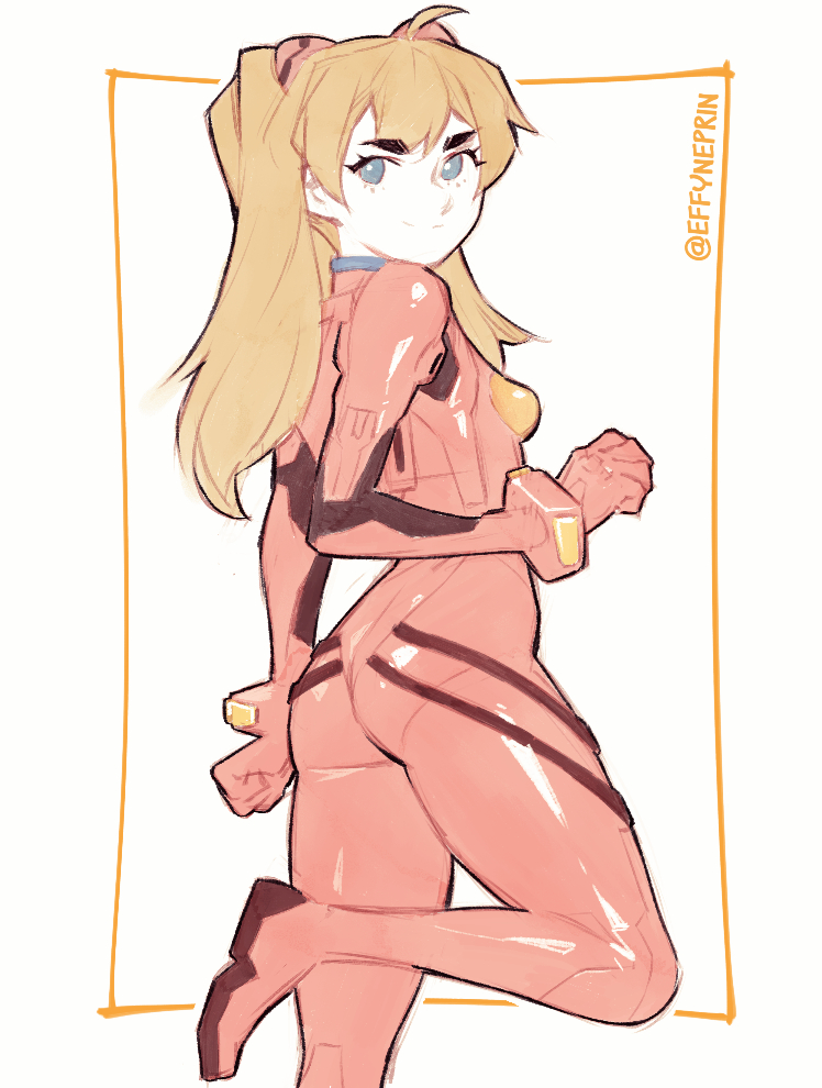 souryuu asuka langley (neon genesis evangelion) drawn by effy_neprin