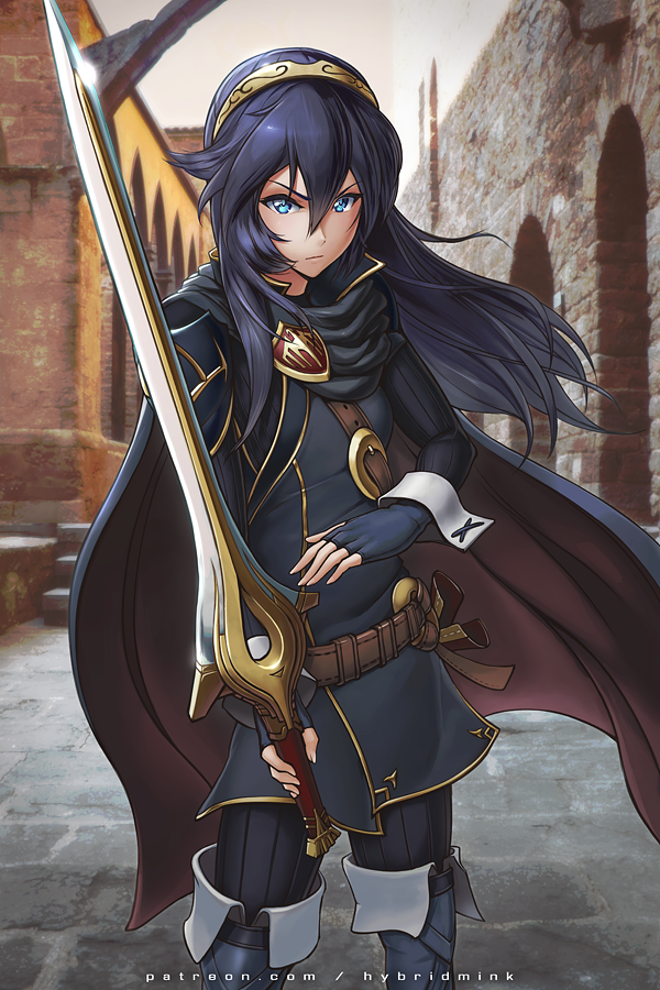 lucina (fire emblem and 1 more) drawn by hybridmink