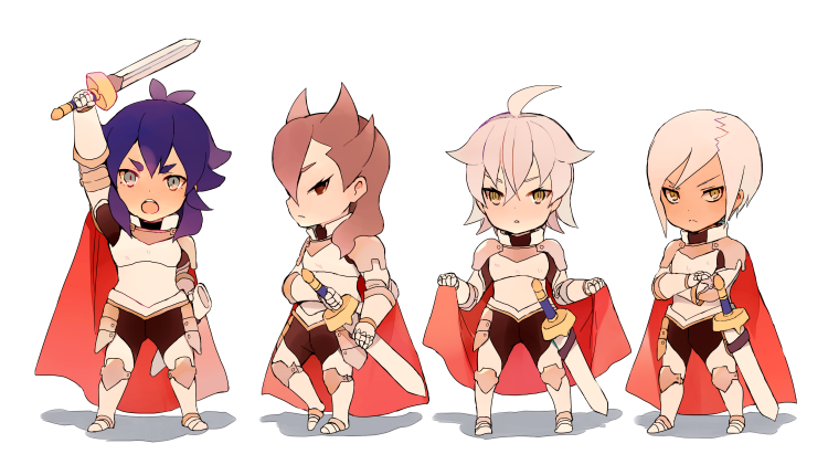 kishibe taiga, izumi kanaaki, tobisawa mana, and taki sousuke (inazuma eleven and 1 more) drawn by tokio_neo