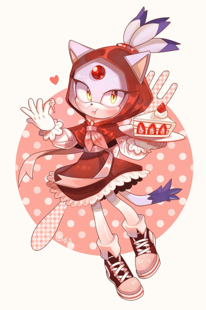 blaze the cat (sonic and 1 more) drawn by sucho
