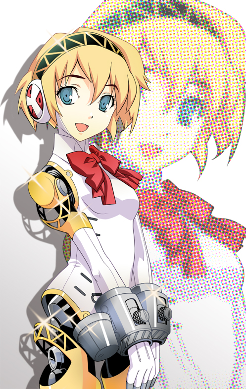 aigis (persona and 1 more) drawn by nyoro_(nyoronyoro000)