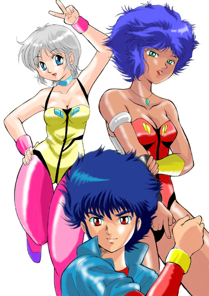lambda nom, pai thunder, and rol kuran (dangaiou) drawn by ranpu