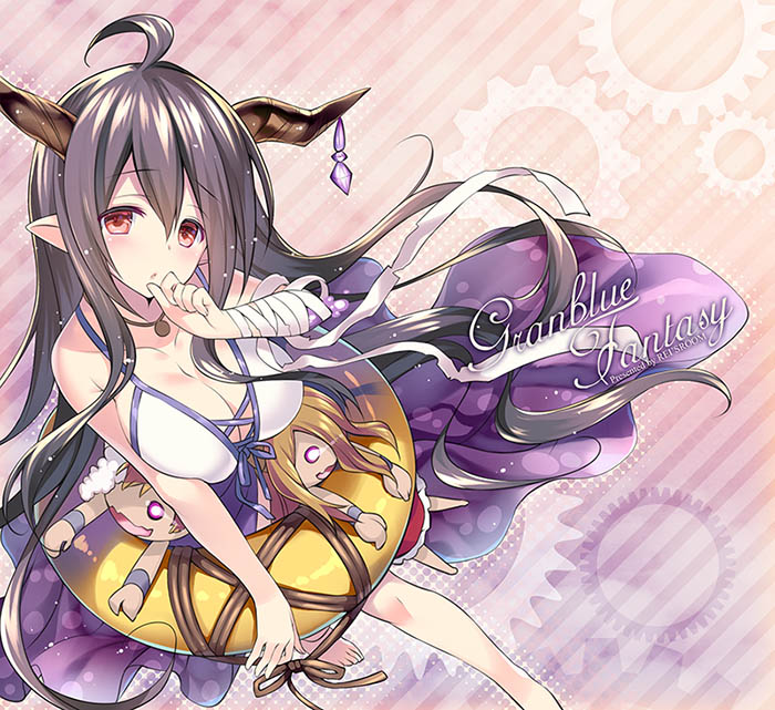 danua, gretel, and hansel (granblue fantasy) drawn by rei_(rei's_room)