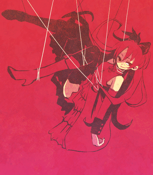 sakura kyoko (mahou shoujo madoka magica) drawn by mochi_(plus-minus_alpha)