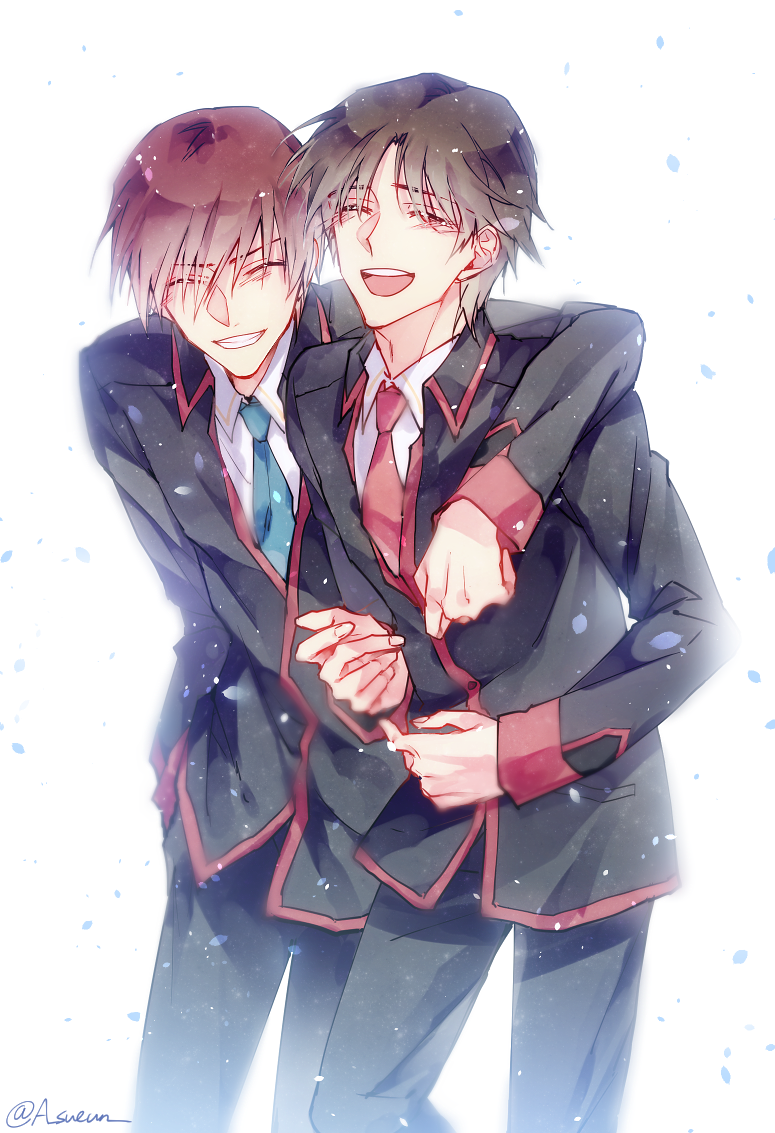 naoe riki and natsume kyousuke (little busters!) drawn by h_sueun