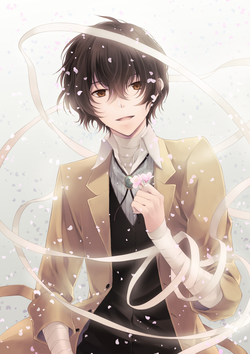 dazai osamu (bungou stray dogs) drawn by uzuki_eri