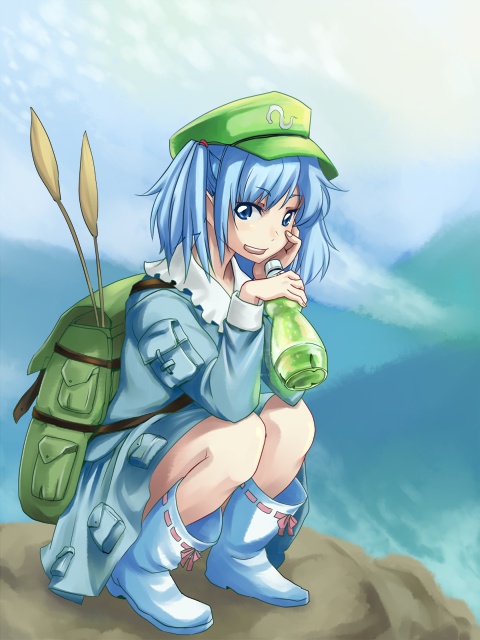 kawashiro nitori (touhou and 1 more) drawn by mugishima_orie