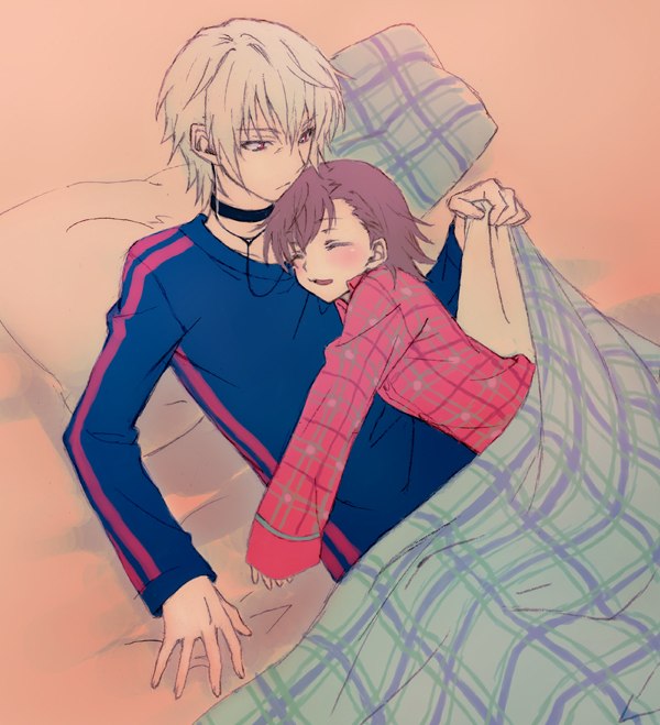 accelerator and last order (toaru majutsu no index) drawn by mg_(mica)