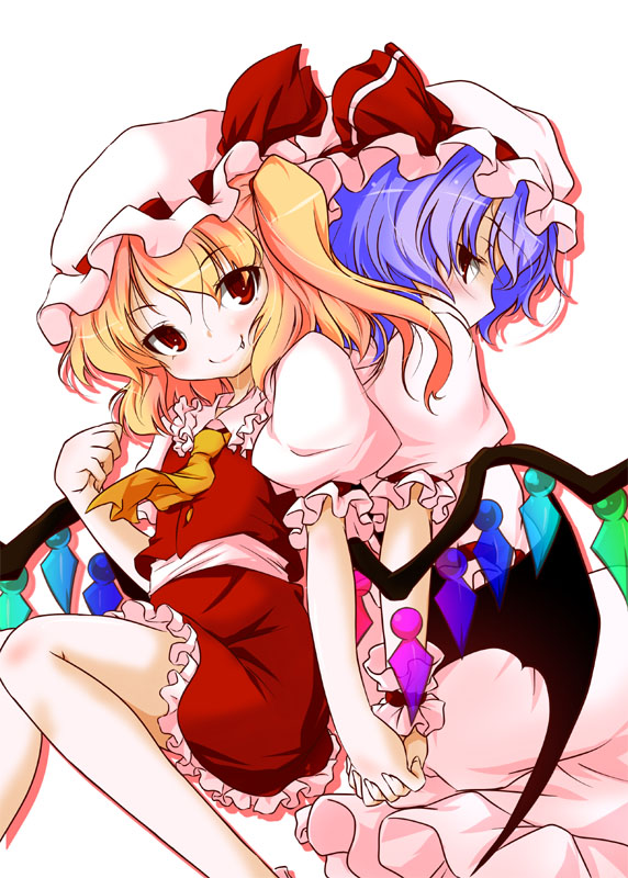 remilia scarlet and flandre scarlet (touhou) drawn by ko-chin